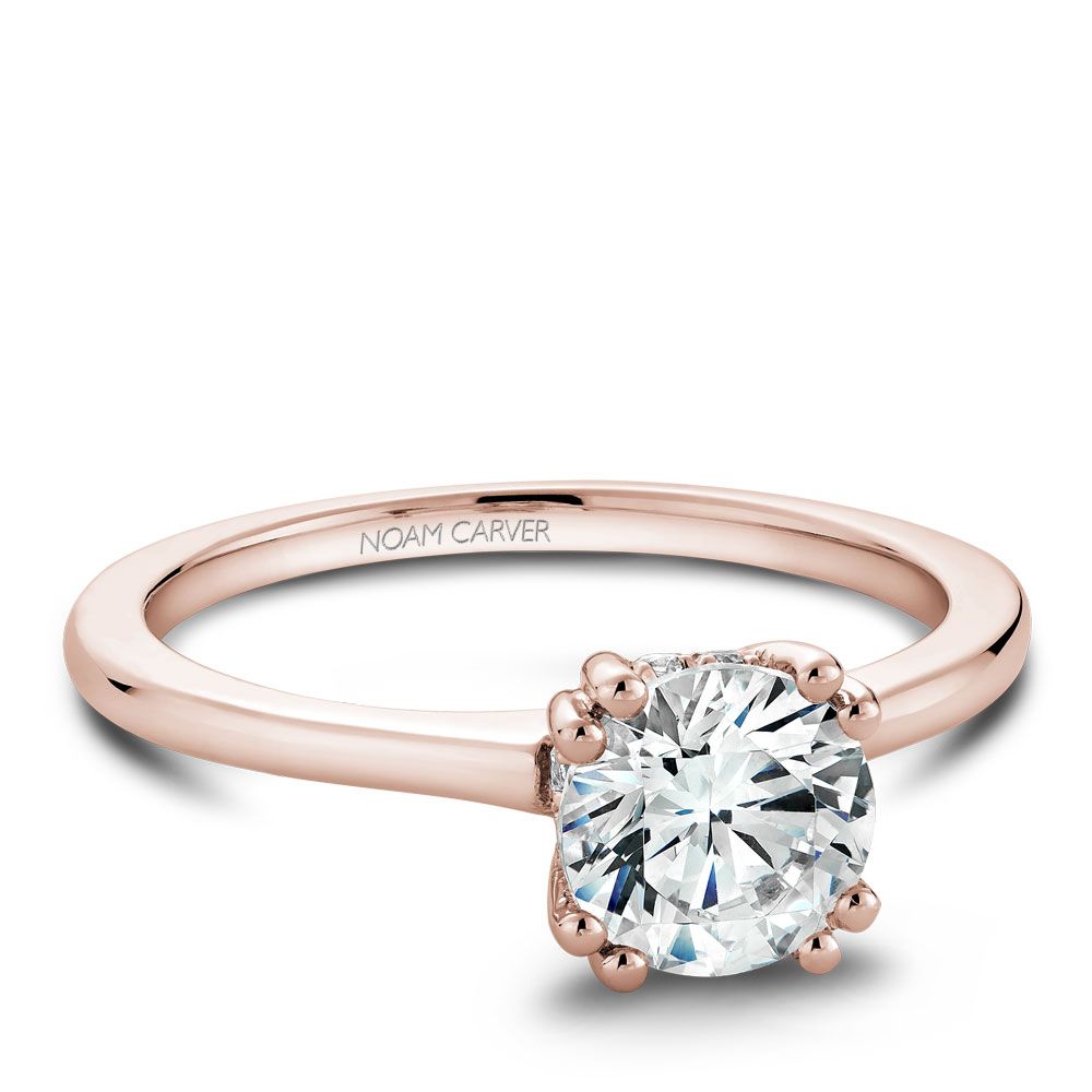 Engagement Rings B001-02WME-100A | CrownRing.com
