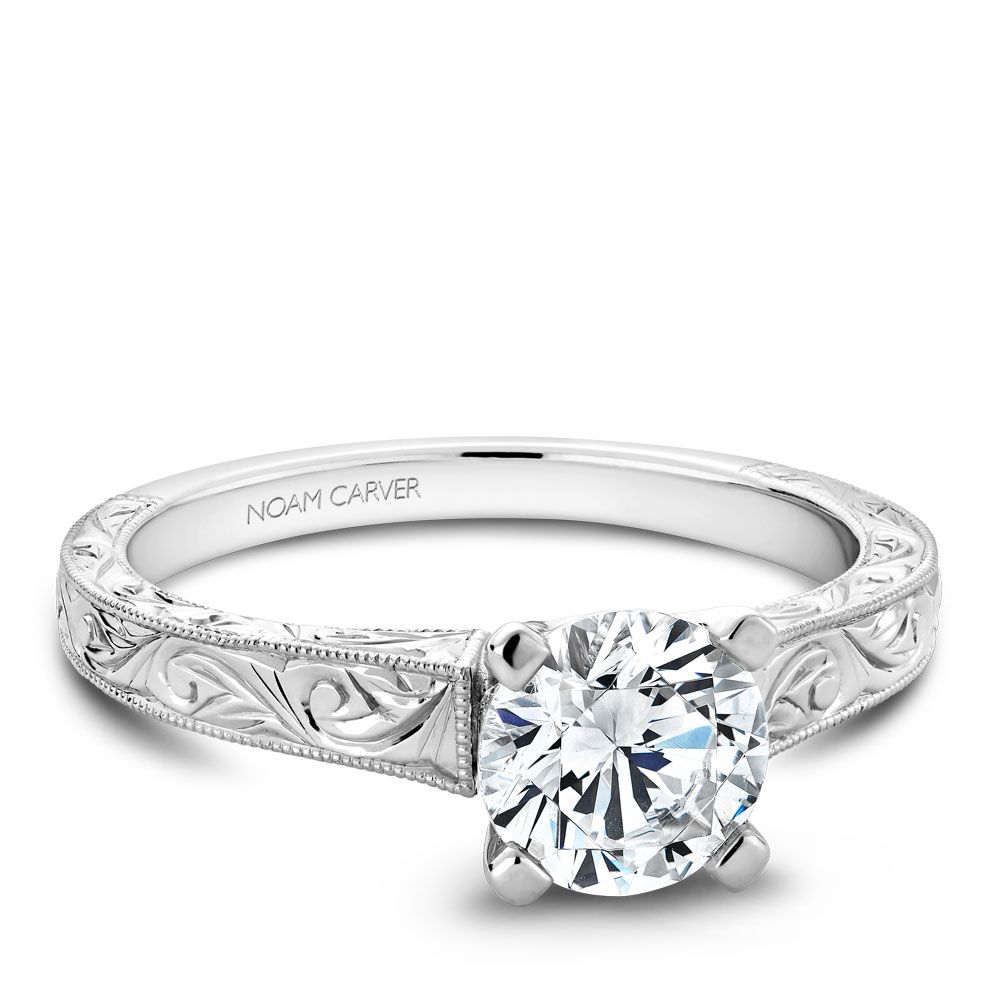 Engagement Rings B006-03WME-100A | CrownRing.com