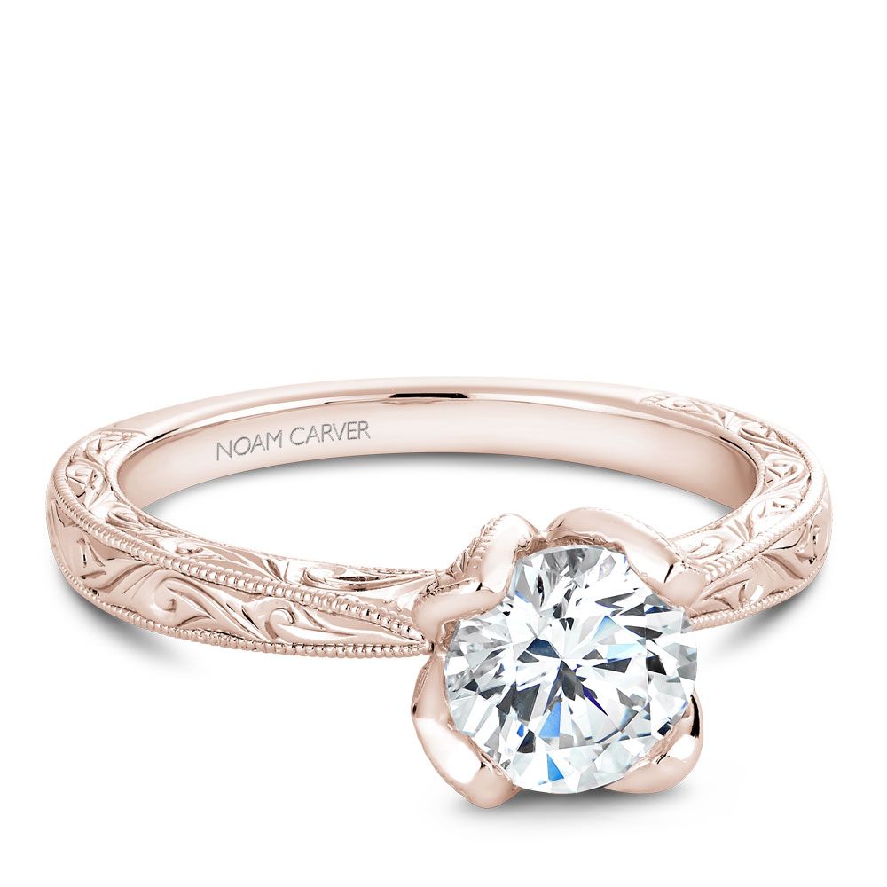 Engagement Rings B019-02RME-100A | CrownRing.com
