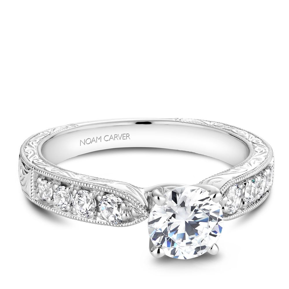 Engagement Rings B001-02RWM-100A | CrownRing.com