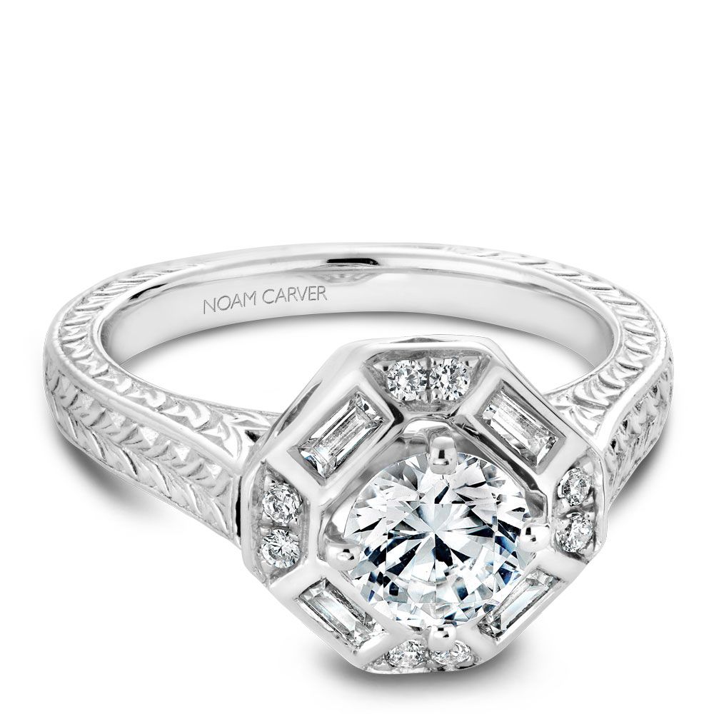 Engagement Rings B080-01WM-100A | CrownRing.com