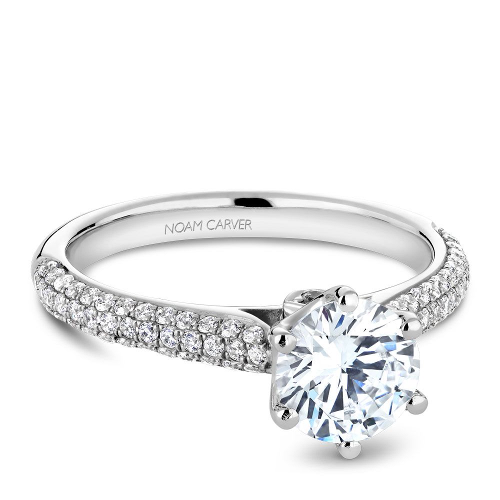 Engagement Rings B001-02WM-100A | CrownRing.com