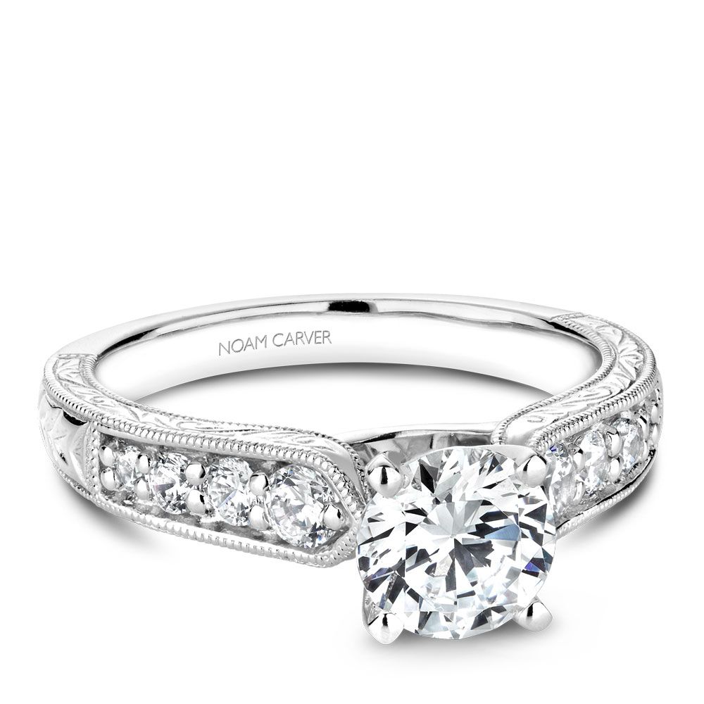Engagement Rings B014-03WM-100A | CrownRing.com