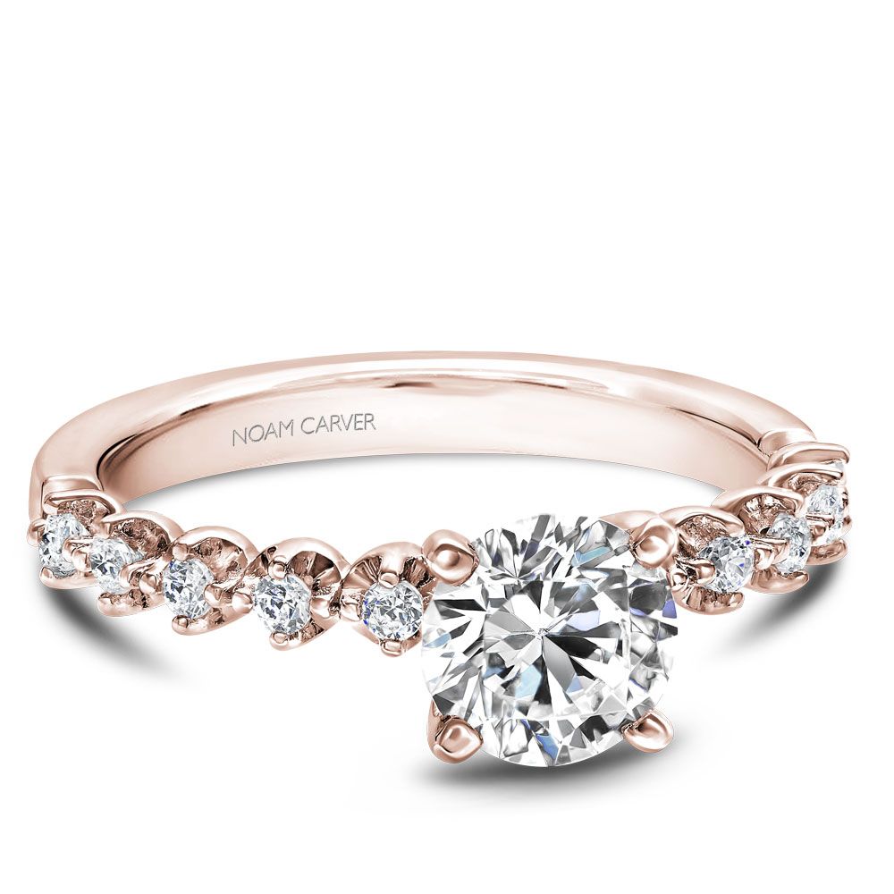 Engagement Rings B015-01WM-100A | CrownRing.com