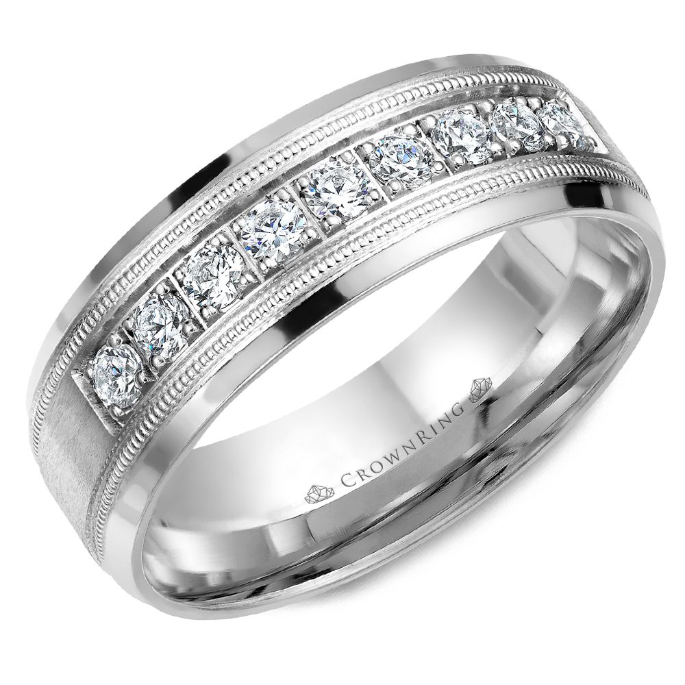 Diamond Wedding Bands - WB-9346-M10